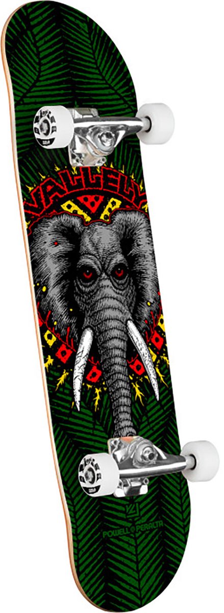 Powell Peralta Complete - Mike Vallely Elephant - Green - 7.5 (Birch)