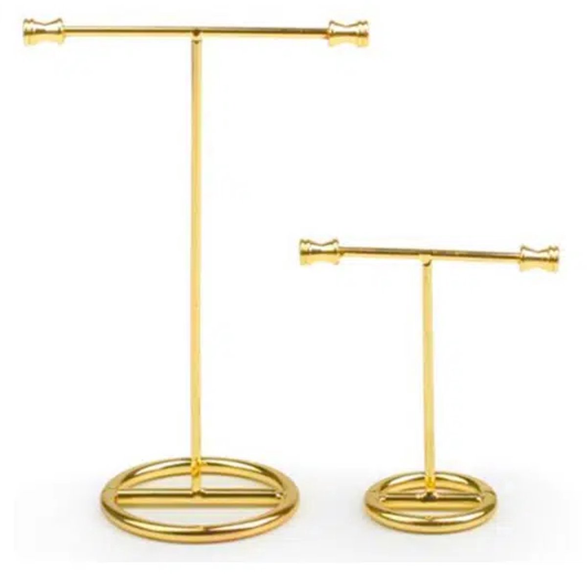 Planet Pink - Sieraden displays goud rvs set