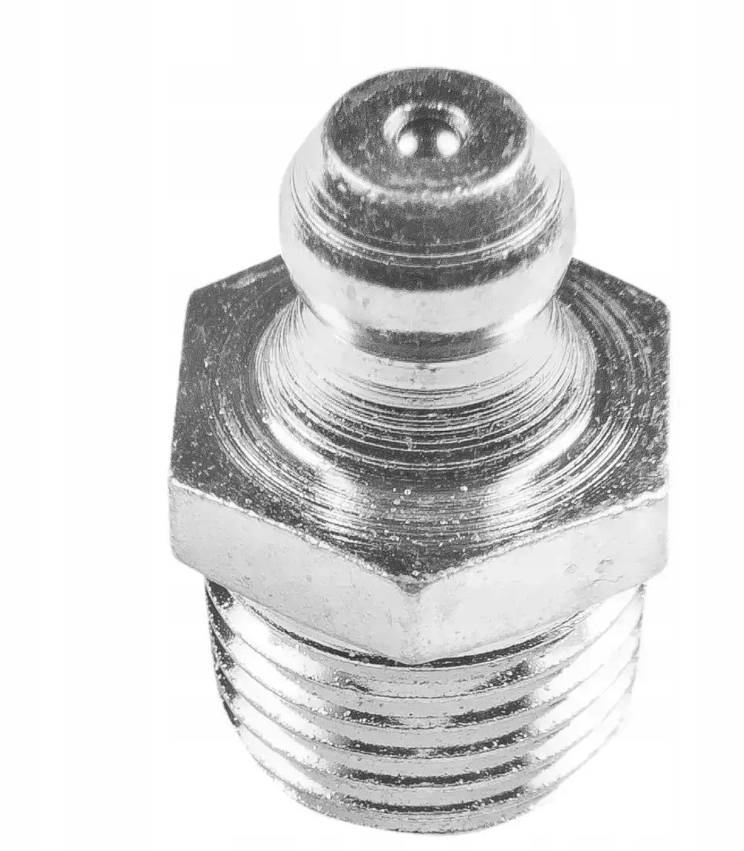 Rechte Vetnippel 1/8" Zuurvast BSP DIN71412A