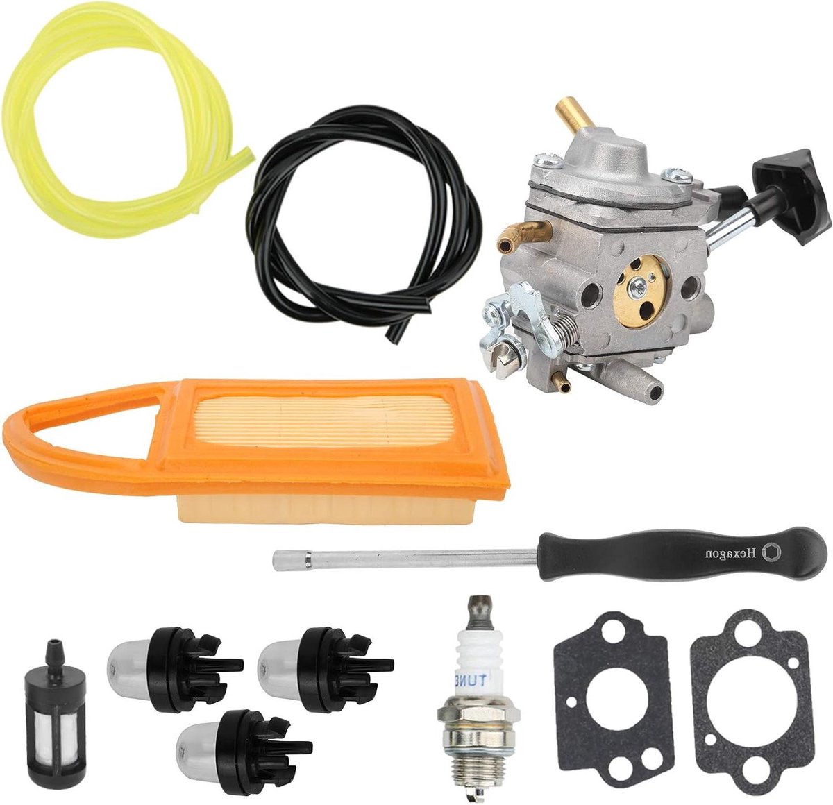 Provento - Carburateur Kit met Aluminium Carburateur en Luchtfilter voor Rugzak Bladblazer.
