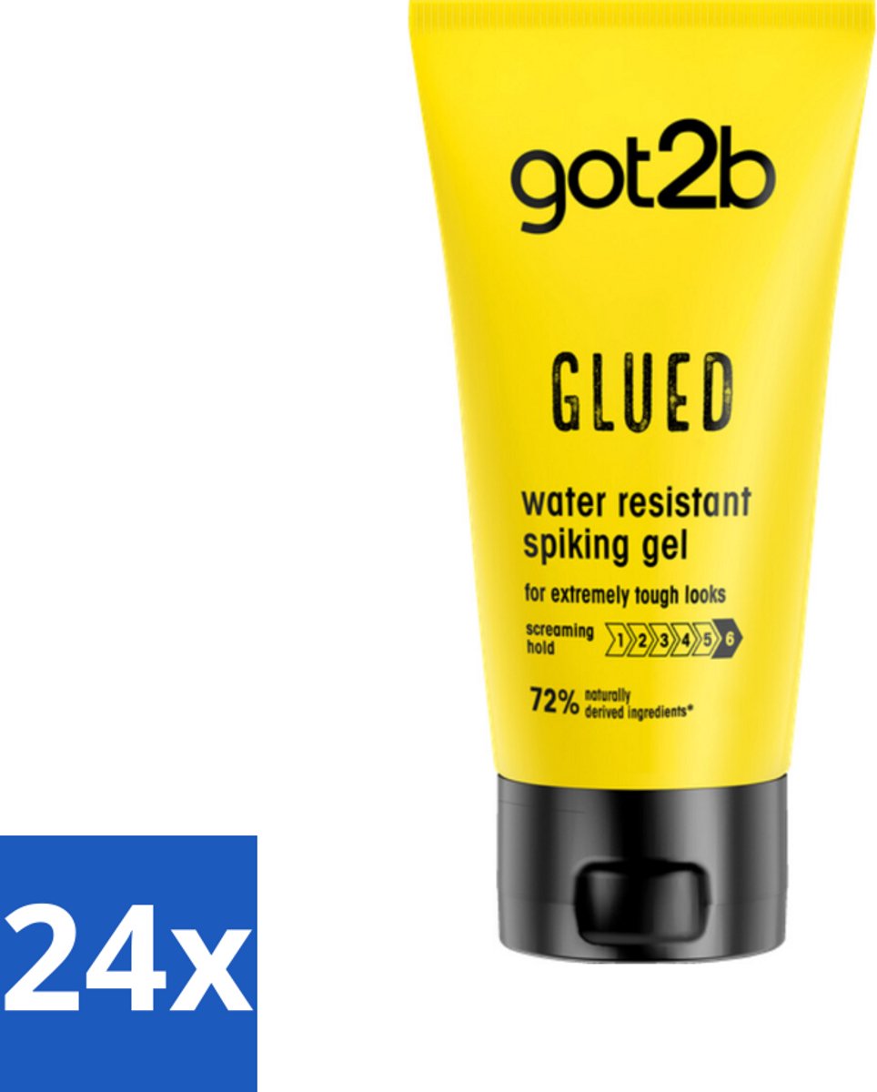 Got2B - Styling Gel - Glued - 150 ml - Voordeelverpakking - 24 stuks
