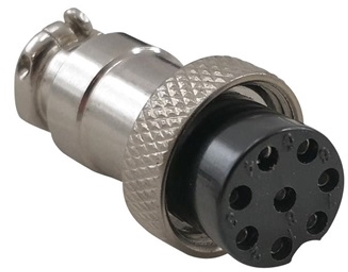 Microfoon connector 8 polig voor o.a. Yaesu en Kenwood