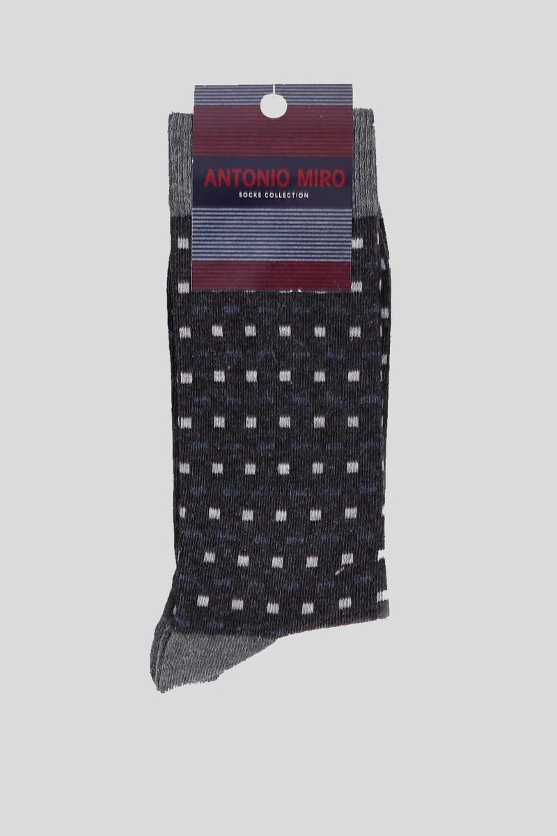 Antonio Miró Medium-Dark Herensokken Marengo