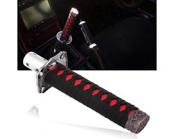 Japanse Katana Samurai Sword Shifter versnellingspookknop, 4 universele adapters voor de meeste handmatige en automatische transmissies