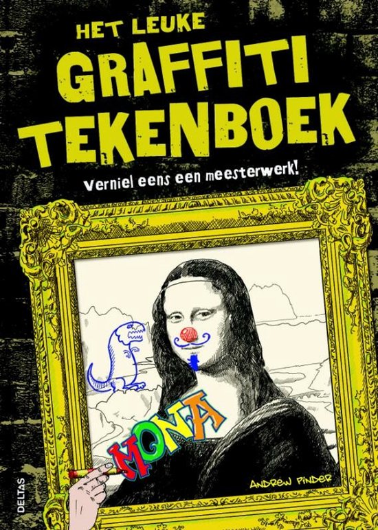 Omslag van Het leuke graffiti tekenboek door Andrew Pinder