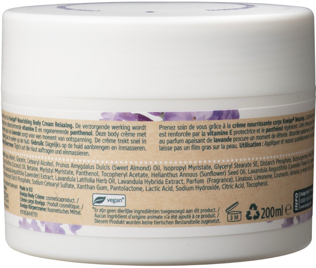 Kneipp Bodycrème Relaxing - 3 x 200 ml - Voordeelverpakking