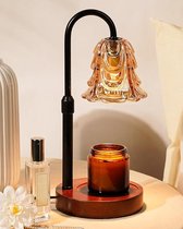 LED-kaarsen met timer wasgroefkaarsen 7,5/10cm crème 2 stuks