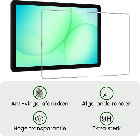 Hoesje Geschikt voor Samsung Galaxy Tab A11 Plus / A9 Plus - Met 2x Screenprotector - Kinderhoes Shockproof Bumper - Kidsproof Case - Tablet Hoes - Kinder Hoes Cover - Zwart