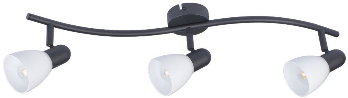 Rabalux - Plafondlamp - 3x E14 fitting - IP20 - Zwart - Soma