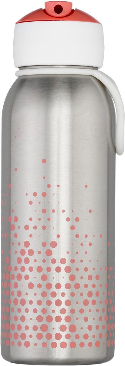 Mepal – isoleerfles flip-up Campus – pink – waterfles met rietje – houdt je drankje tot 9 uur warm en 12 uur koud – drinkfles voor kinderen – thermosfles