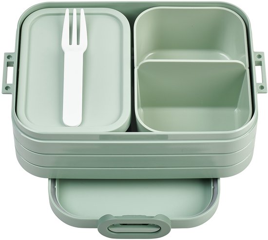 Mepal Bento Lunchbox midi - Broodtrommel - 4 boterhammen - Nordic sage