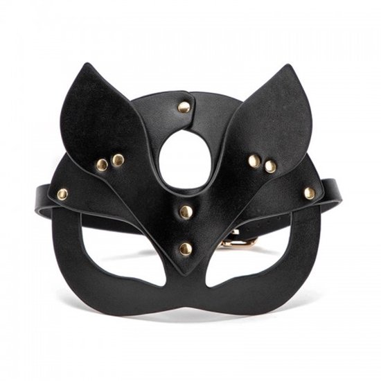 Riem met dubbele ogen van PU-leer - punk, gothic, vintage voor dames