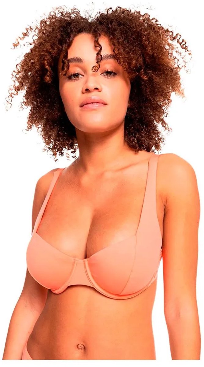 Roxy Side Beach Classics Underwire Bikinitop S Vrouw Koraal