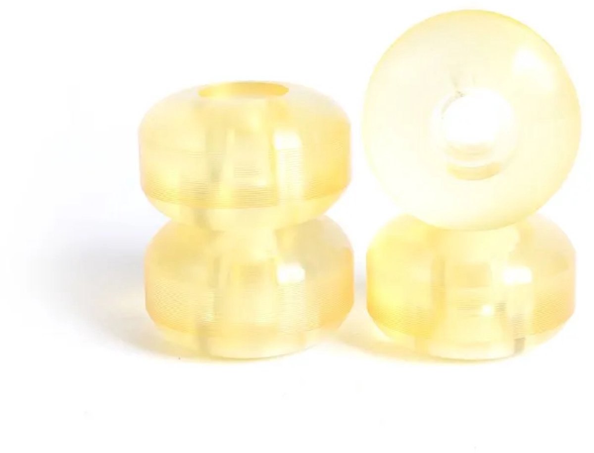 Yocaher Qball Skateboardwielen 54 x 32 mm Clear
