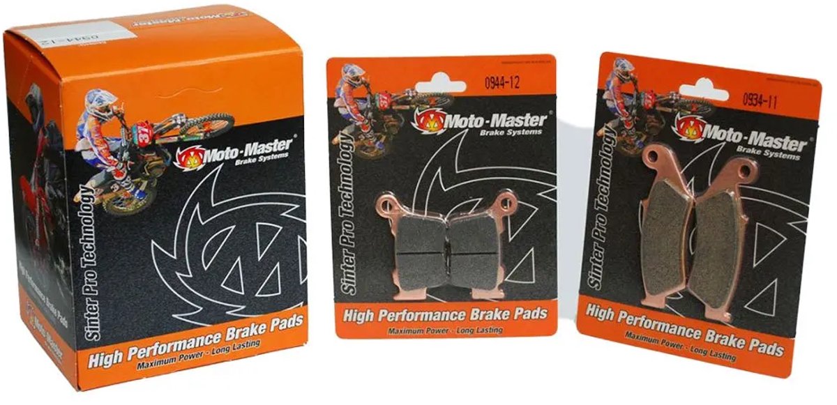 Moto-master Honda 404001 Gesinterde Remblokken Zwart