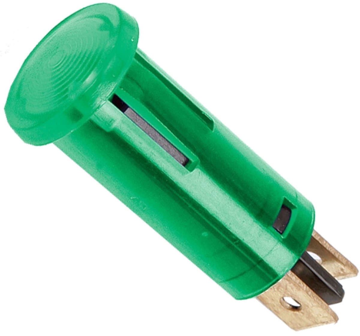 10x Groen Controlelampje 12V DC – Indicatorlamp Voor Auto En Elektrische Apparatuur – Inbouw Signaallamp Met 6,3 Mm Steekaansluitingen – Montagegat 12 Mm – Groene Indicator Light – Verkoopeenheid 10 Stuks [07921ZO]