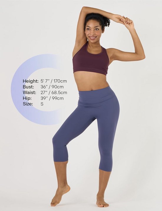 Hoge Taille Sportshorts voor Dames - Korte Leggings en Yoga Shorts met Zakken — afbeelding 4