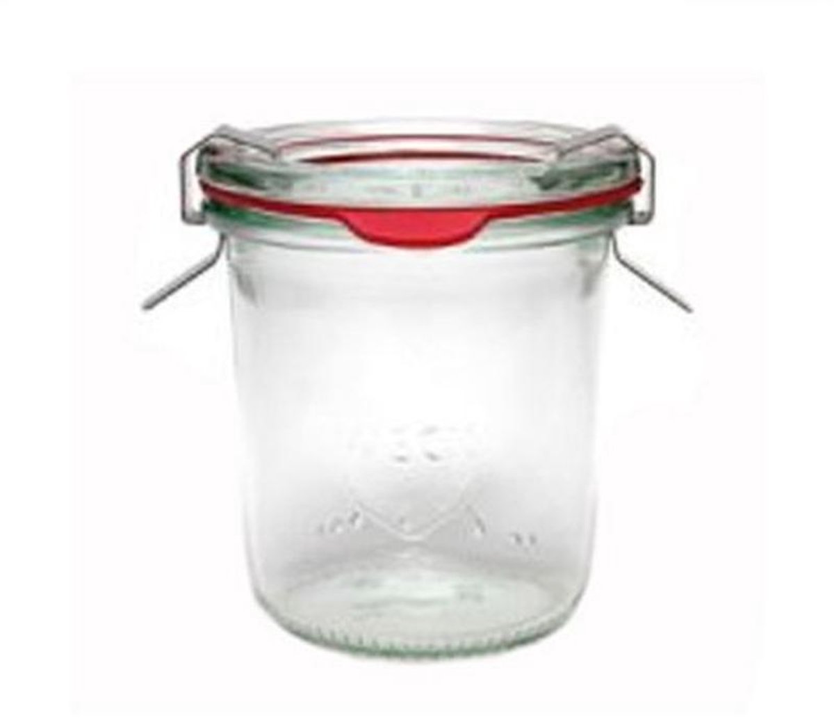 Set van 48 Weckpotten 140 ml - Inmaakpotten met Ringen en Klemmen