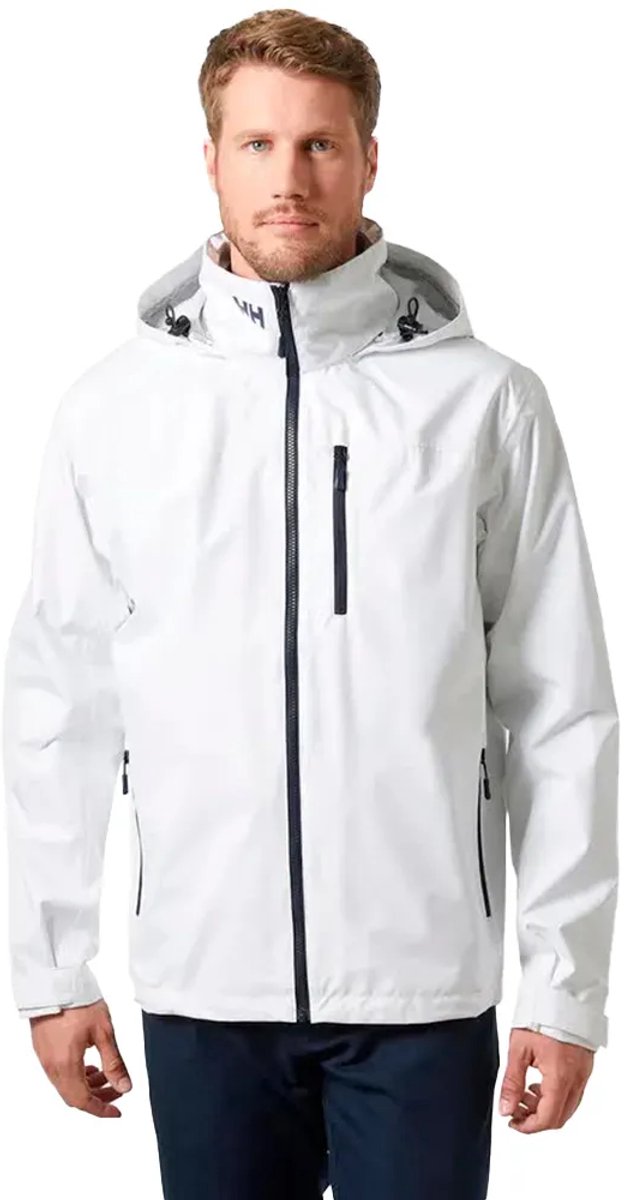 Helly Hansen Crew Hooded 2.0 Jas Wit M Man
