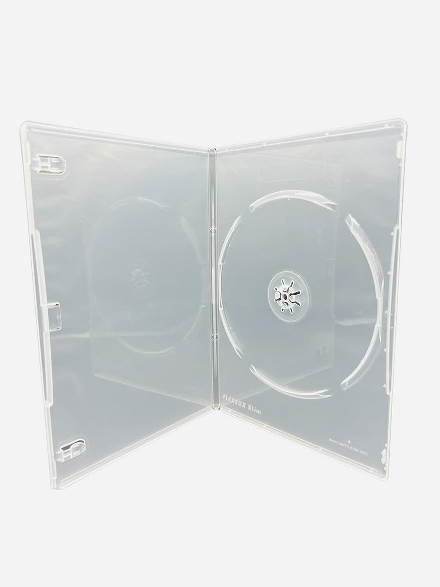 Pak van 50 Slimme 7 mm Heldere DVD/CD/BLU-RAY Cases