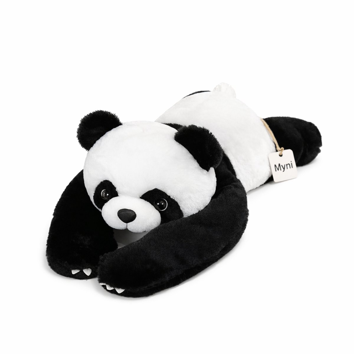 Myni® Verzwaringsknuffel Panda – 60cm – Weighted Knuffel – Zware Knuffelbeer – Ontspanningsknuffel – Verzwaarde Knuffel