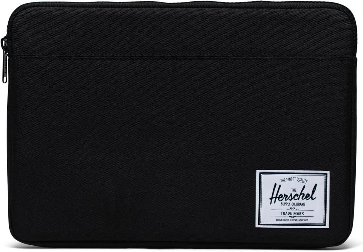 Zwarte 35,5 cm Laptop Sleeve van Gerecycled Materiaal