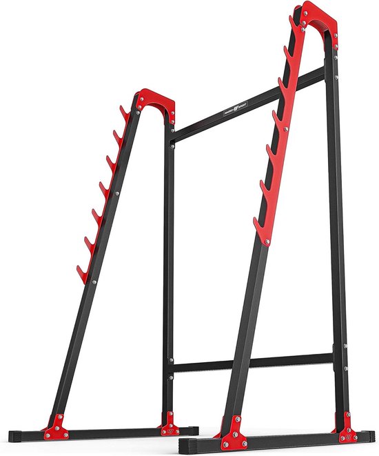 Fitness halterrek, 1 paar fitness halter opbergrekken Dragende 60 kg vloerbescherming haltersteunrek Halterframe kussen