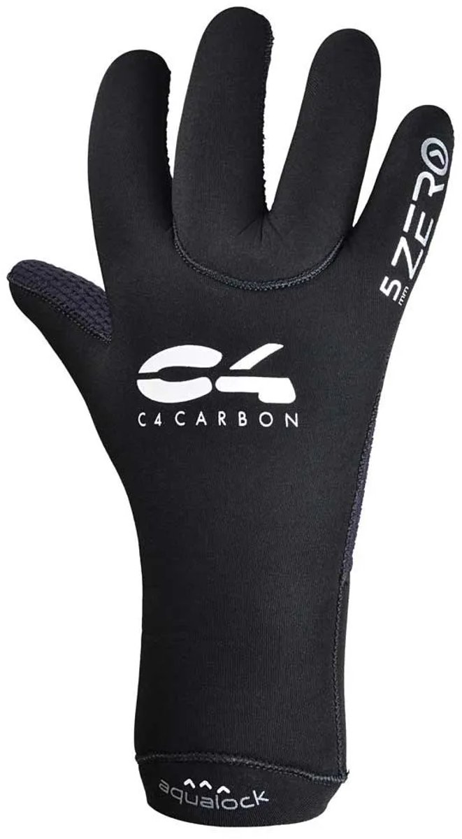 C4 Neoprene Zero Dry 2 Mm Handschoenen Zwart S