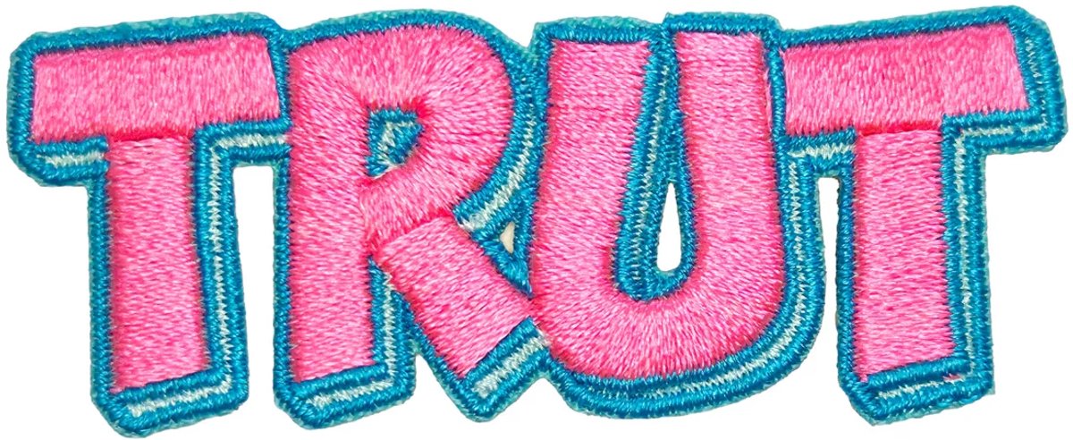 Trut embleem- Strijk embleem - Carnavalskleding - Carnaval accessoires