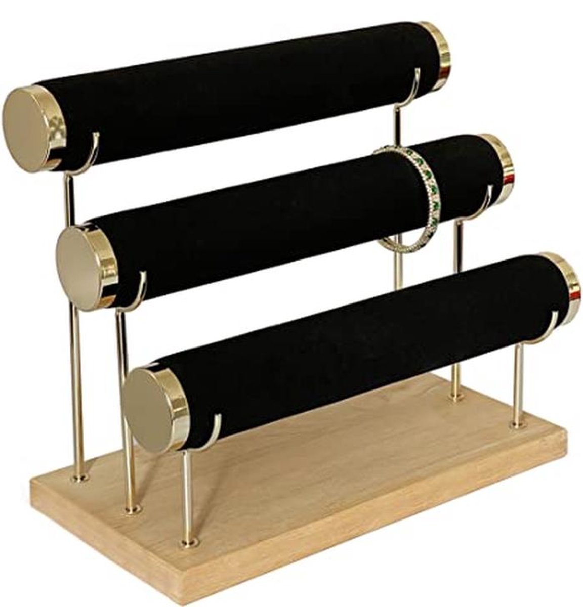 Sieraden Display Houder - Drielaagse Armband Organizer voor Netjes en Geordend Opslag