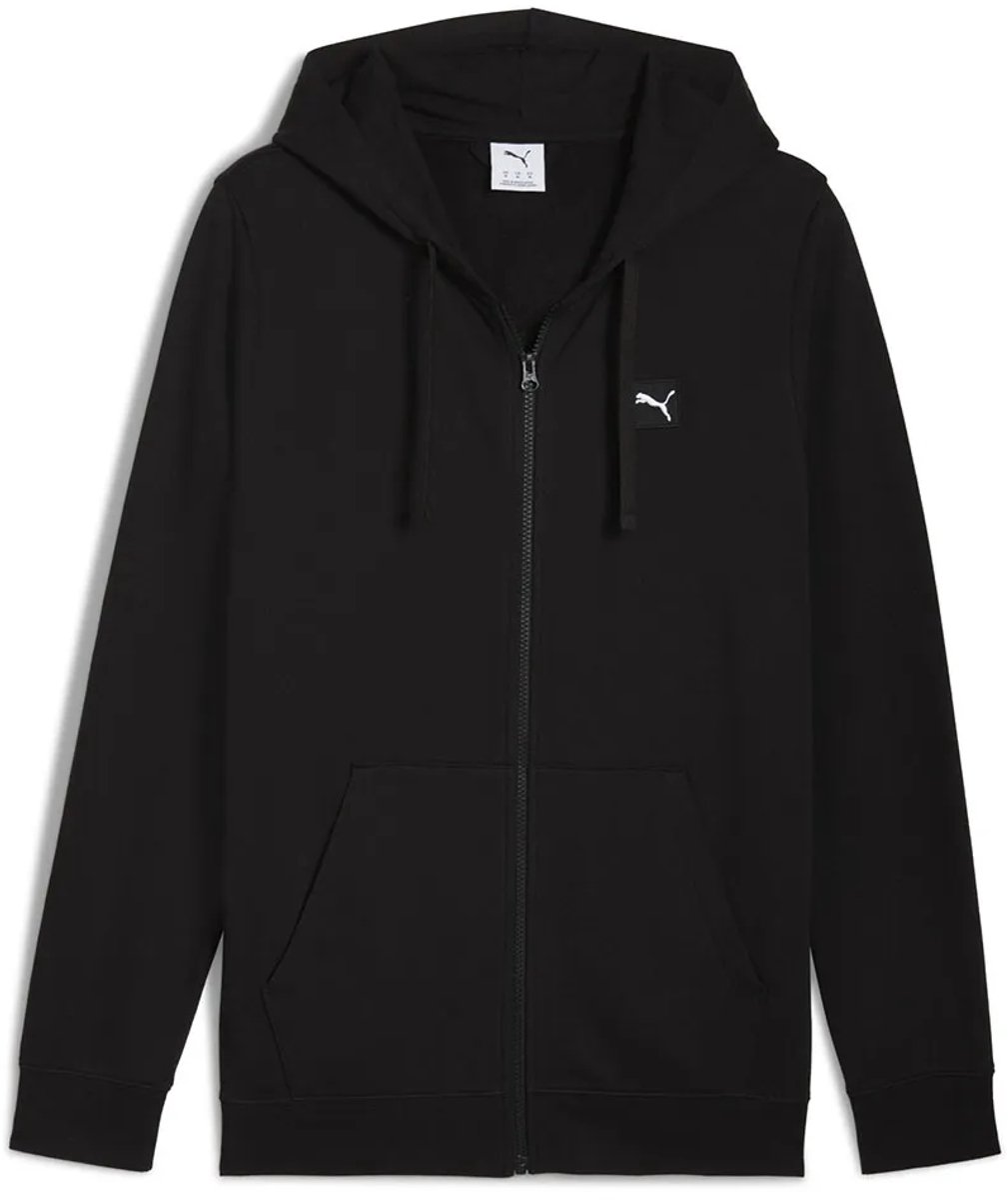 Puma Ess Elevated Sweatshirt Met Rits S Man Zwart
