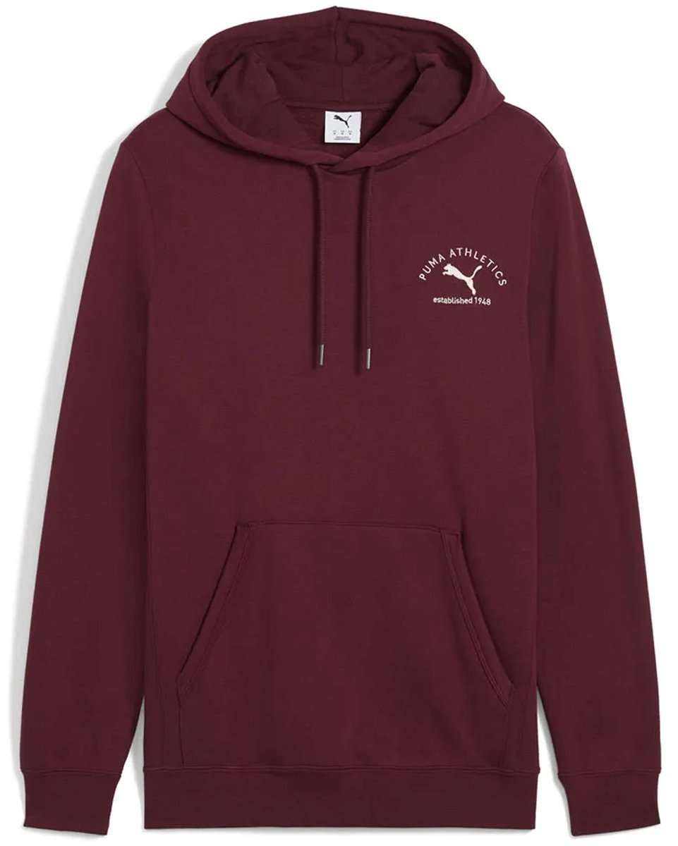 Puma Class Graphic Hoodie M Man Ruby Shimmer