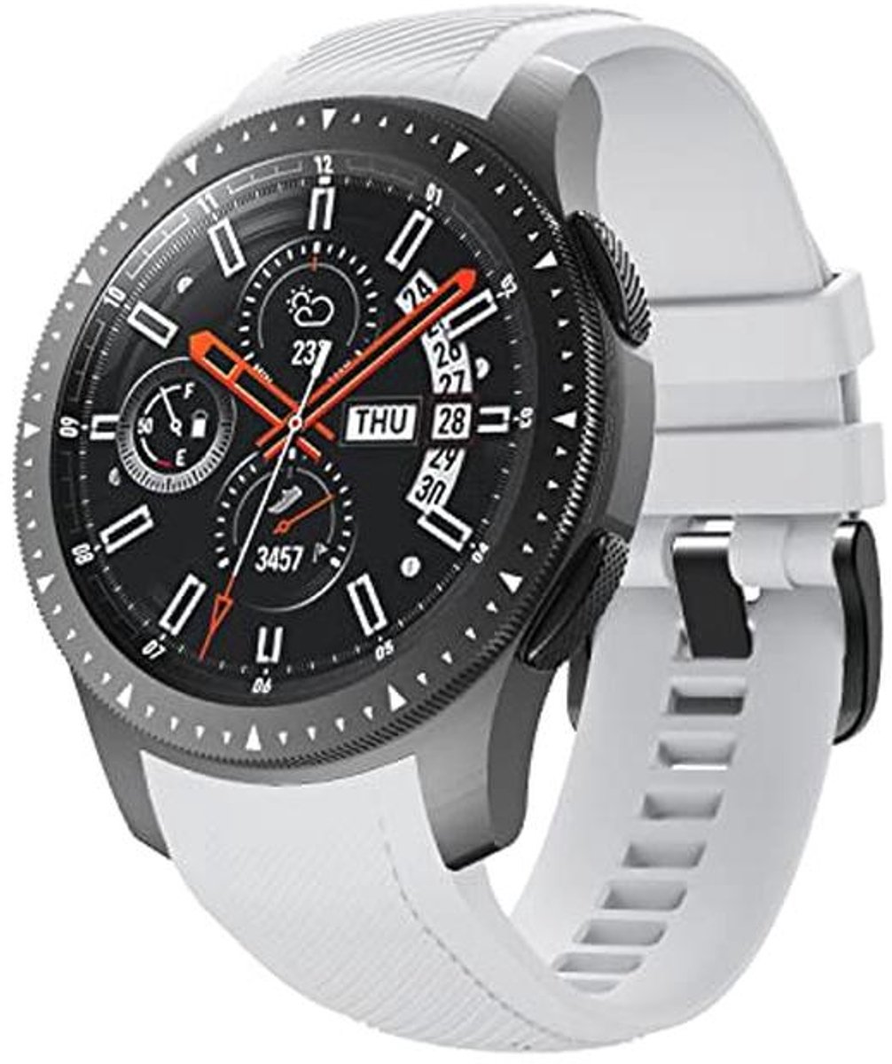 Siliconen Armband voor Galaxy Watch 46 mm en Gear S3 - Naadloze Verbinding en Comfortabele Pasvorm
