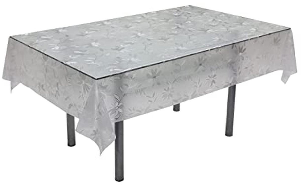 Rechthoekig Tafelzeil PVC Tafelbeschermer 140cm x 240cm