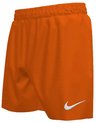 Oranje Nike zwembroek met witte swoosh op de zijkant.