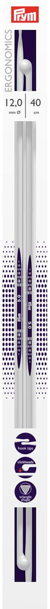 Breinaalden ergonomisch 12 mm - 40 cm - Prym