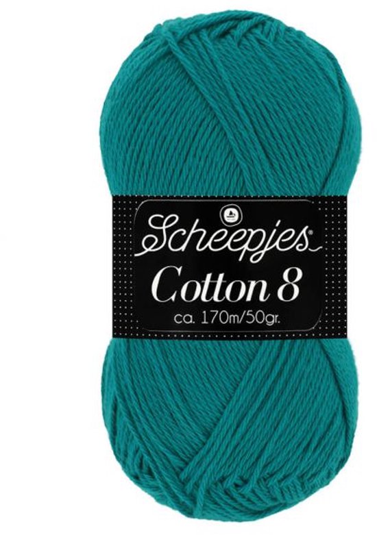 Scheepjes Cotton 8 50g - 724 Blauw