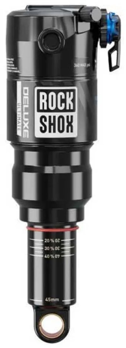 Rockshox Deluxe Ultimate Rct Trunnion/standard C2 Schokdemper Zilver 52.5 mm / 185 mm van RockShox — afbeelding 3
