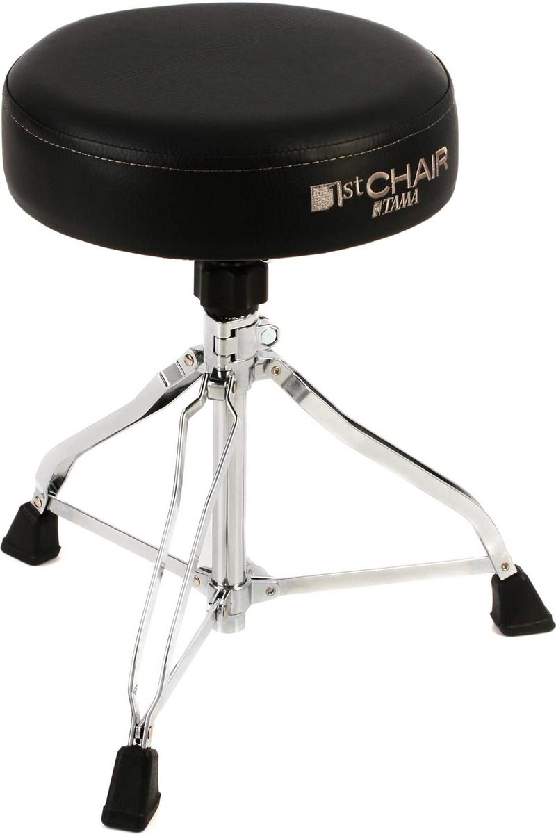 Drumkruk met ronde zitting voor optimale zitcomfort