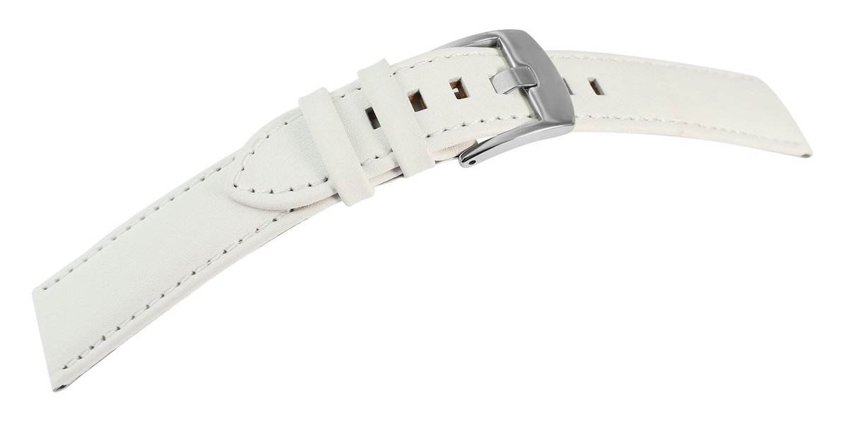 Engelhardt Engelhardt dames vervangende armband 8000450 Armband van echt leer, superzacht, wit