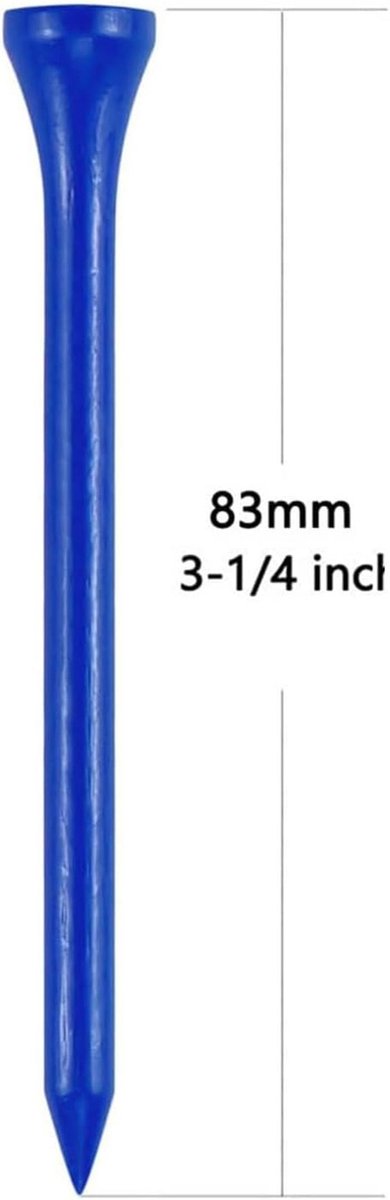 Houten Golf Tees 3-1/4" - 100 Stuks - Lange Golf Tees van Merkloos — afbeelding 3