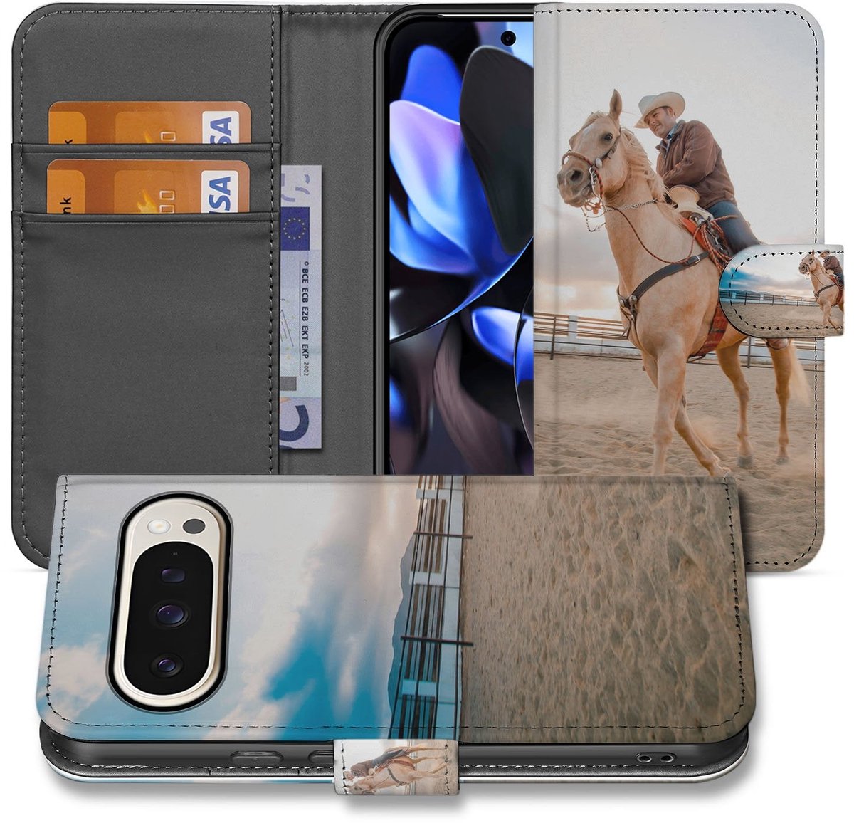 Google Pixel 10 Pro XL Bookcase Hoesje met Eigen Foto Ontwerpen