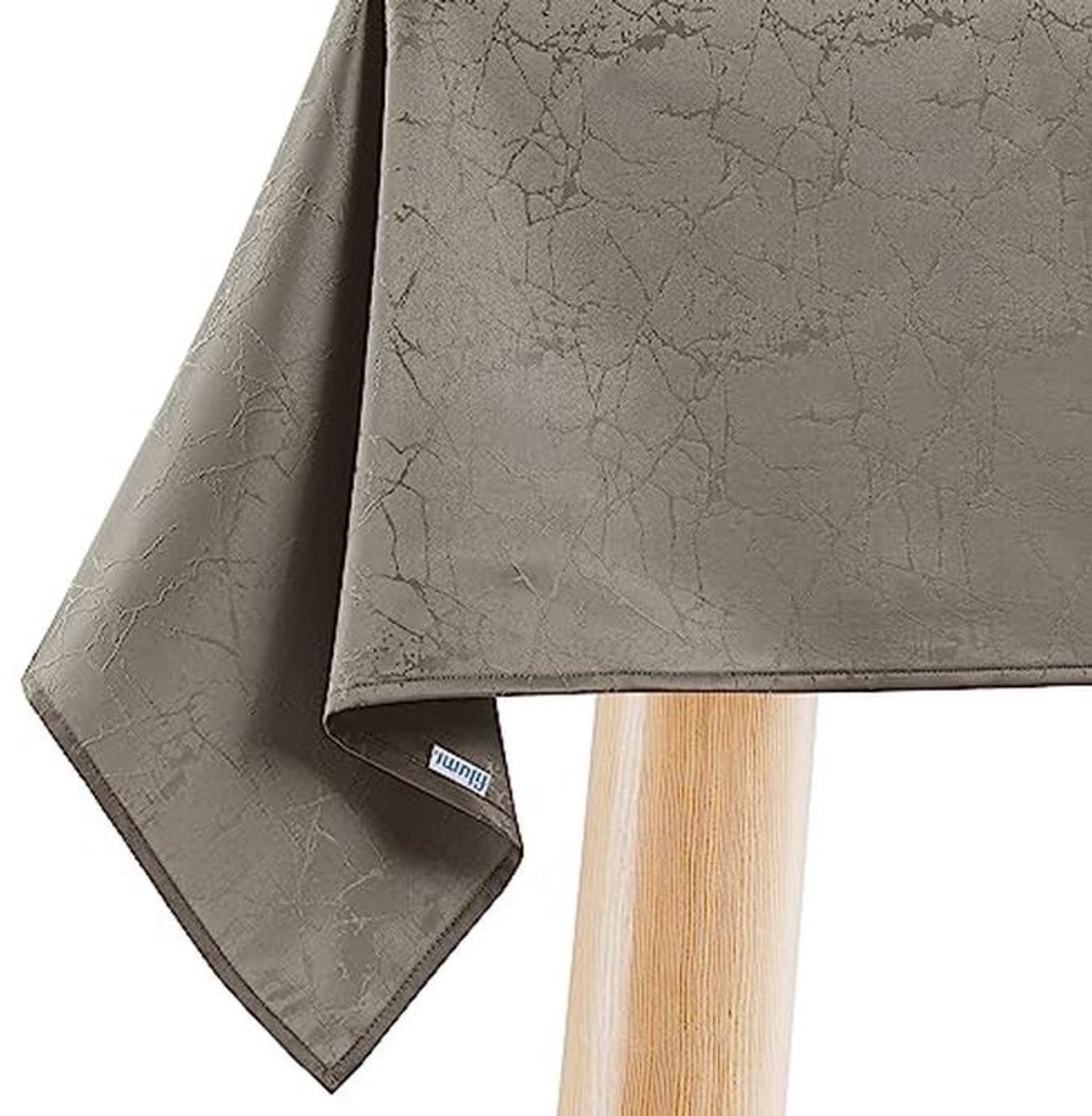 Tafelkleed 120 x 160 cm met marmerpatroon, wasbaar voor binnen en buiten