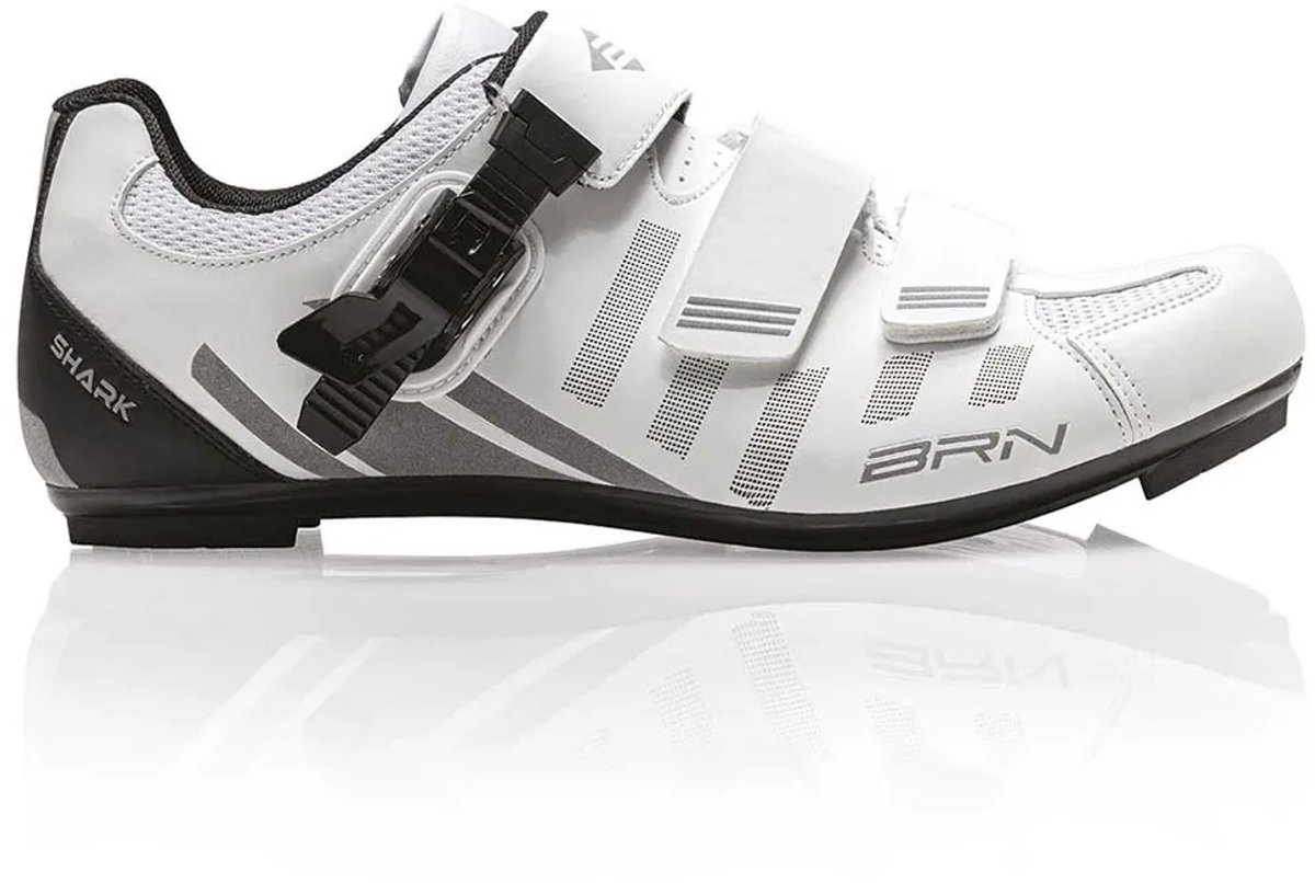 Brn Shark Raceschoenen Wit EU 45 Man,Vrouw