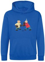 Hingly Hooded sweater Buurman & Buurman Kobalt Boksen 128