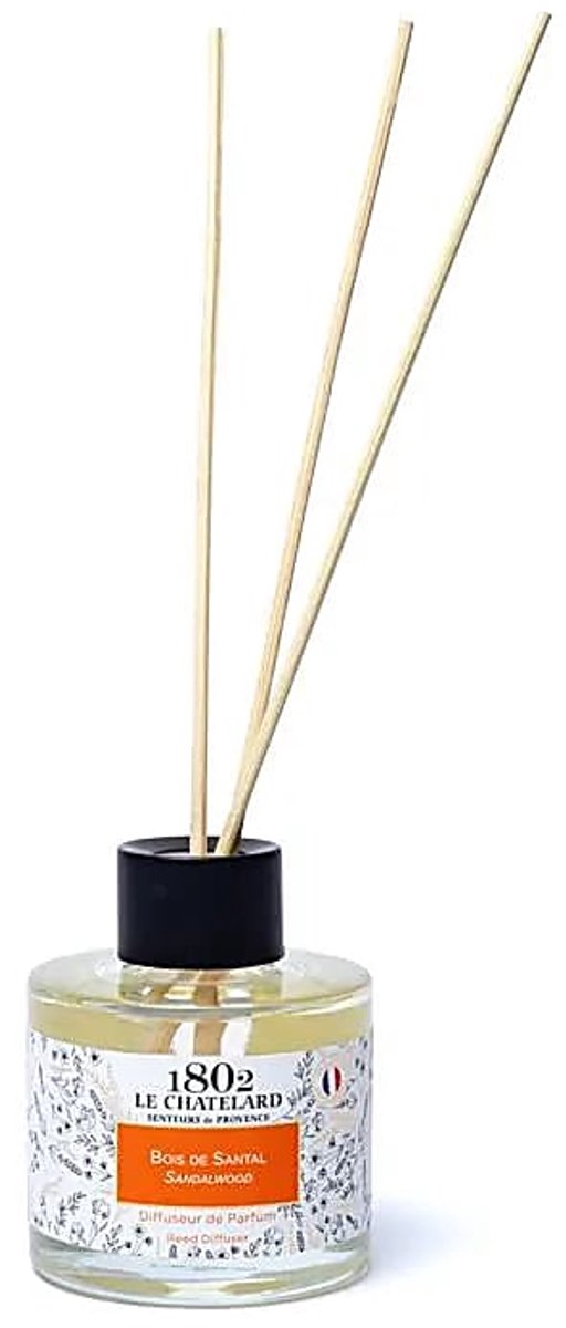 Geurstokjes diffuser Sandelhout – 100 ml