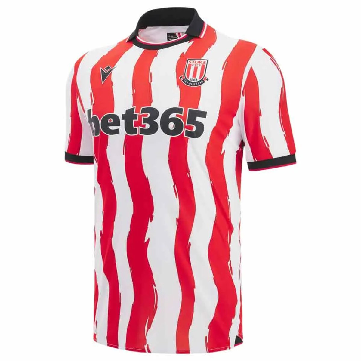 Macron Stoke City Fc 25/26 Thuis T-shirt Met Korte Mouwen Rood S Man