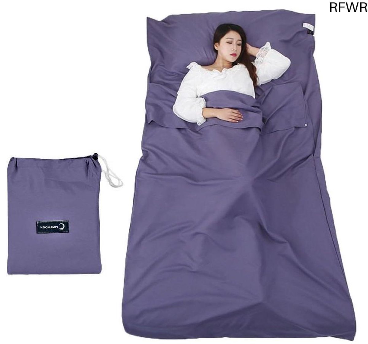 Dunne Huttenslaapzak met Draagtas - Ideaal voor Camping en Outdoor