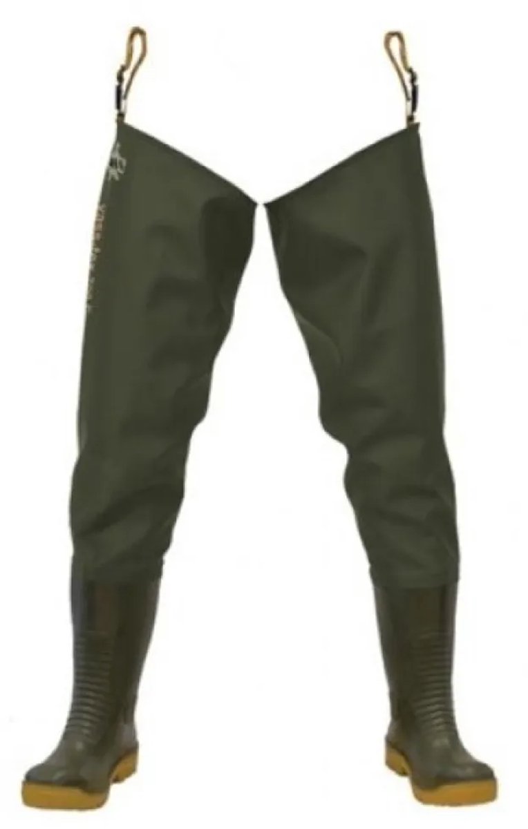 Vass E Nova 700 Thigh Pvc Waadpak Groen EU 41 Man