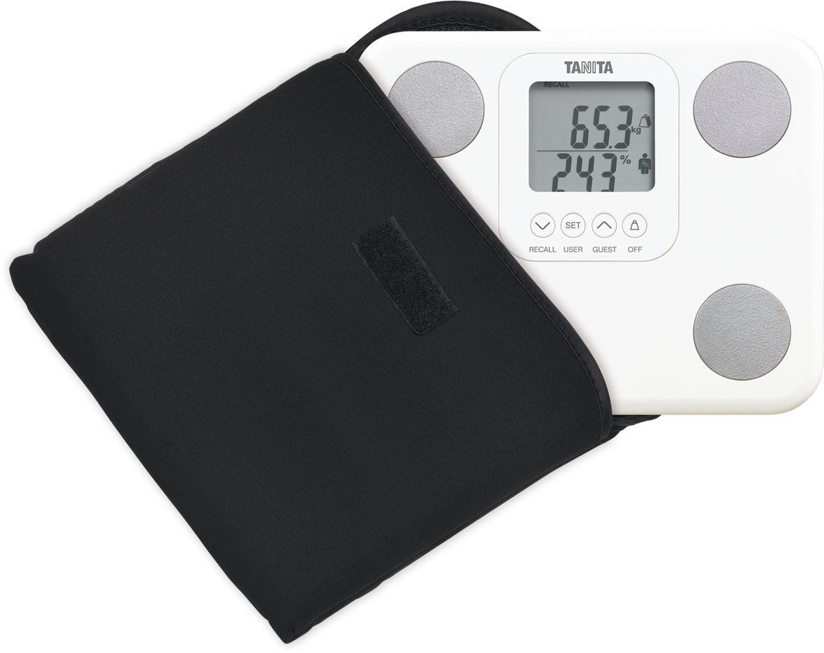 TANITA BC-730 Lichaamsanalyse weegschaal - Wit - Compact formaat